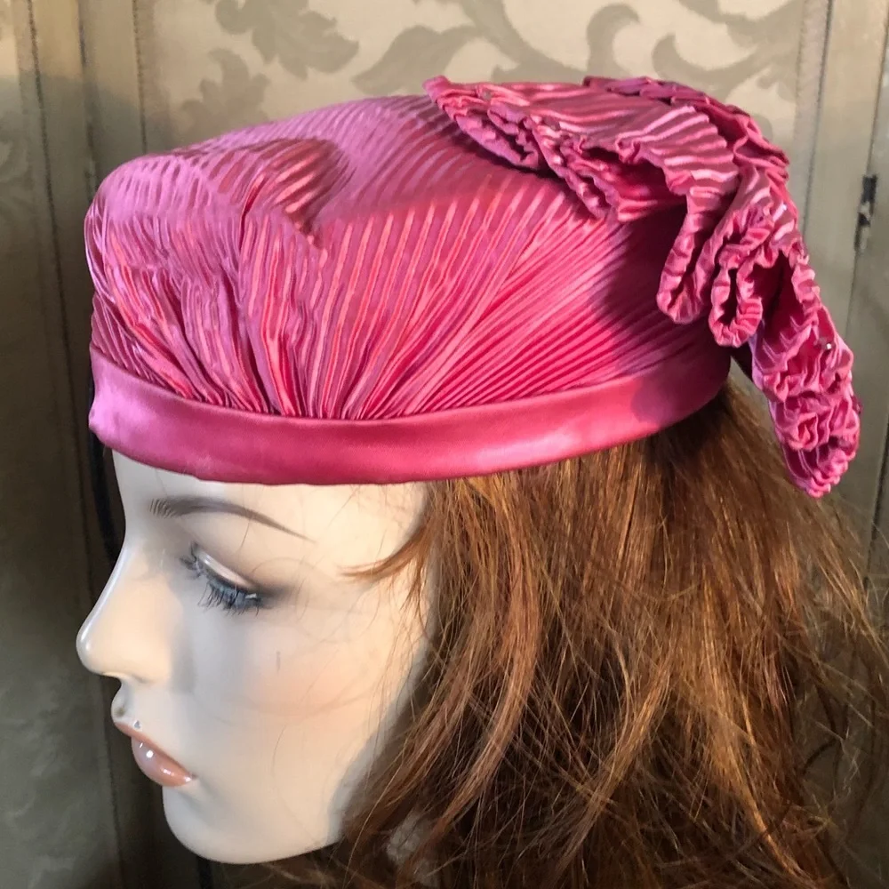 Vintage Hot Pink Hat - Picture 11 of 16